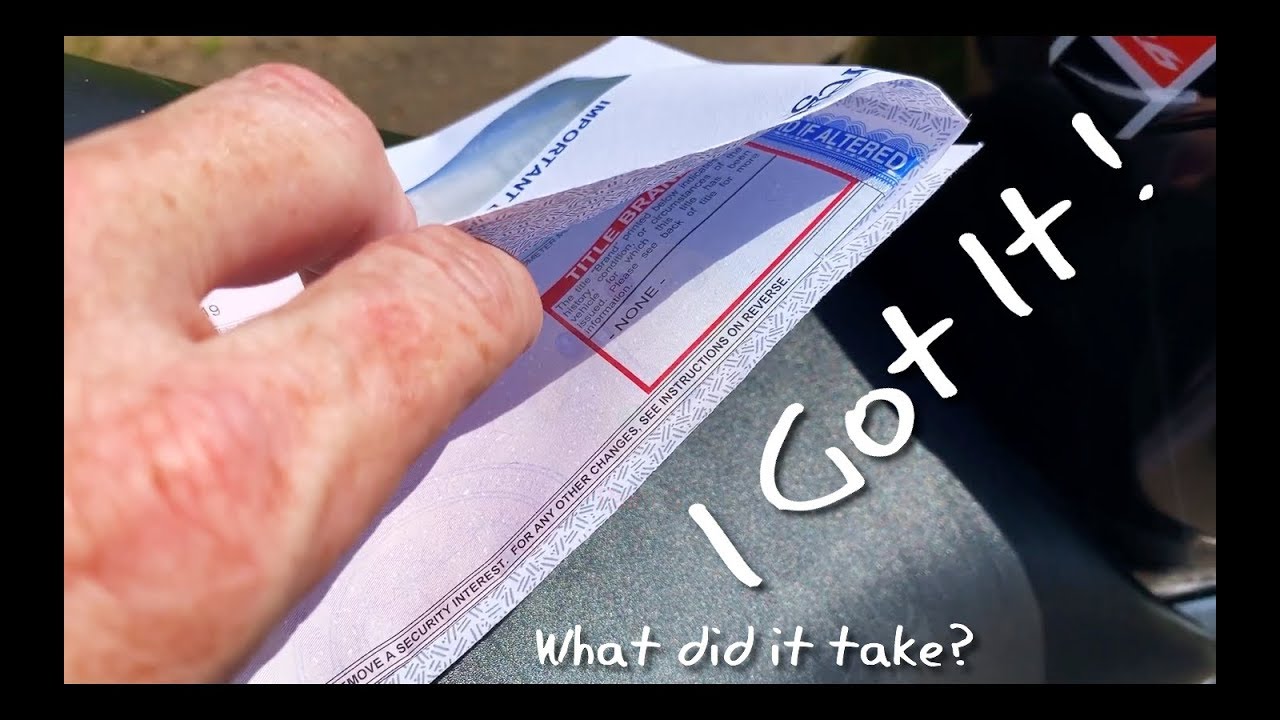 How to Get a Title for Your Craigslist Motorcycle | 2019 Oregon Motorcycle #pinkslip