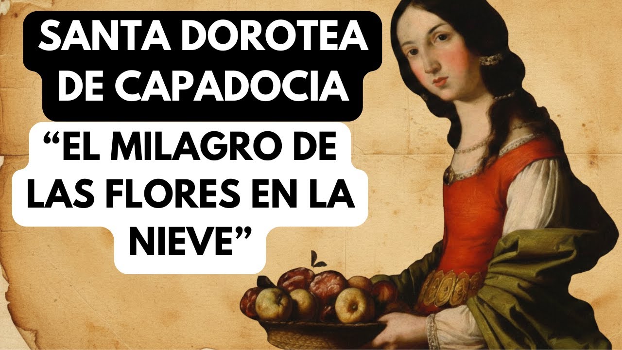 Le Pidieron ROSAS en FEBRERO para HUMILLARLA |  La “ROSA del INVIERNO” | SANTA DOROTEA DE CAPADOCIA
