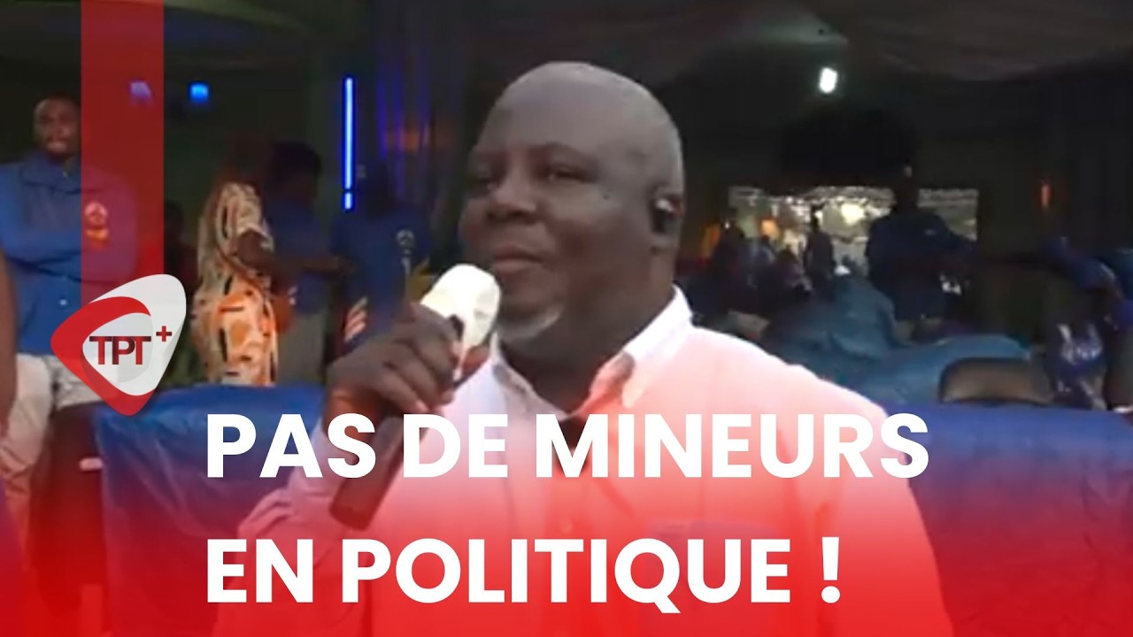 GAE à Ouesso : Pas d'enfants dans la politique ! Le coup de gueule d'Elvis Okombi Tali
