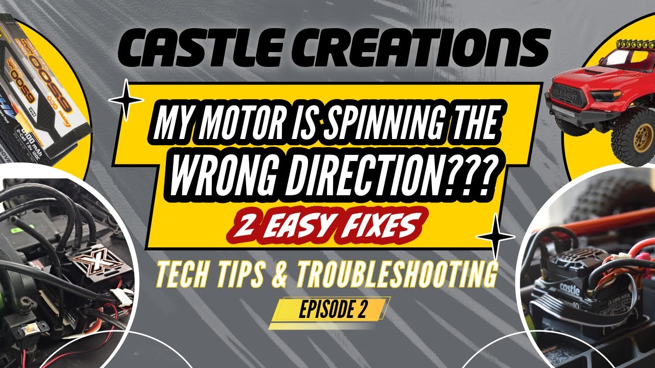 Tech Tips Ep 2: MOTOR SPINS WRONG DIRECTION