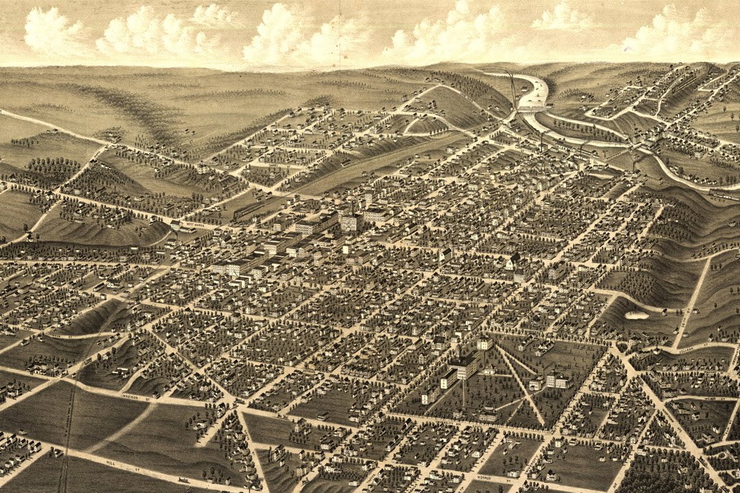 Ann Arbor Michigan History and Map (1880) - Interactive Journey