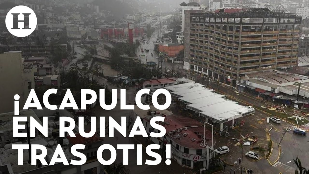 ¡Huracán Otis arrasa con Acapulco! 8 de cada 10 edificios presentan daños importantes