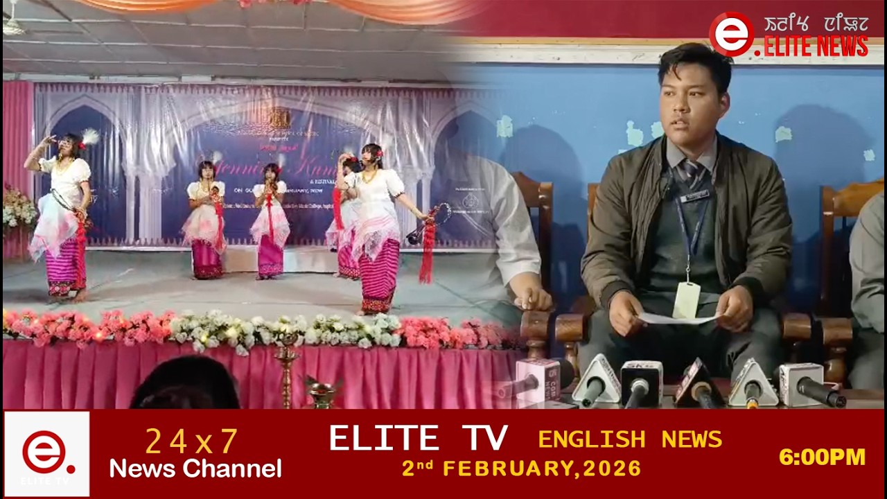 ELITE TV 6:00 PM  MANIPURI NEWS || 2nd FEBRUARY 2026|| ELITE TV