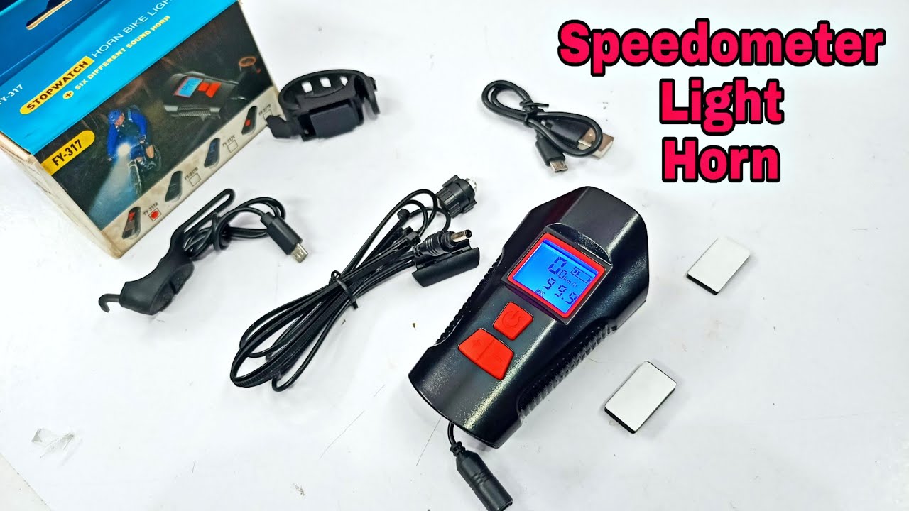 Best Cycle Speedometer,Light And Horn Set For MTB Cycle.