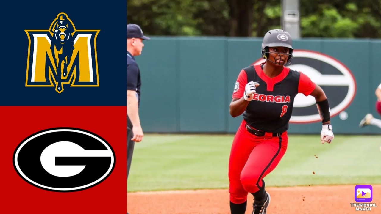 Georgia Softball Highlights vs Murray State | 2024 College Softball Highlights | 2/9/24