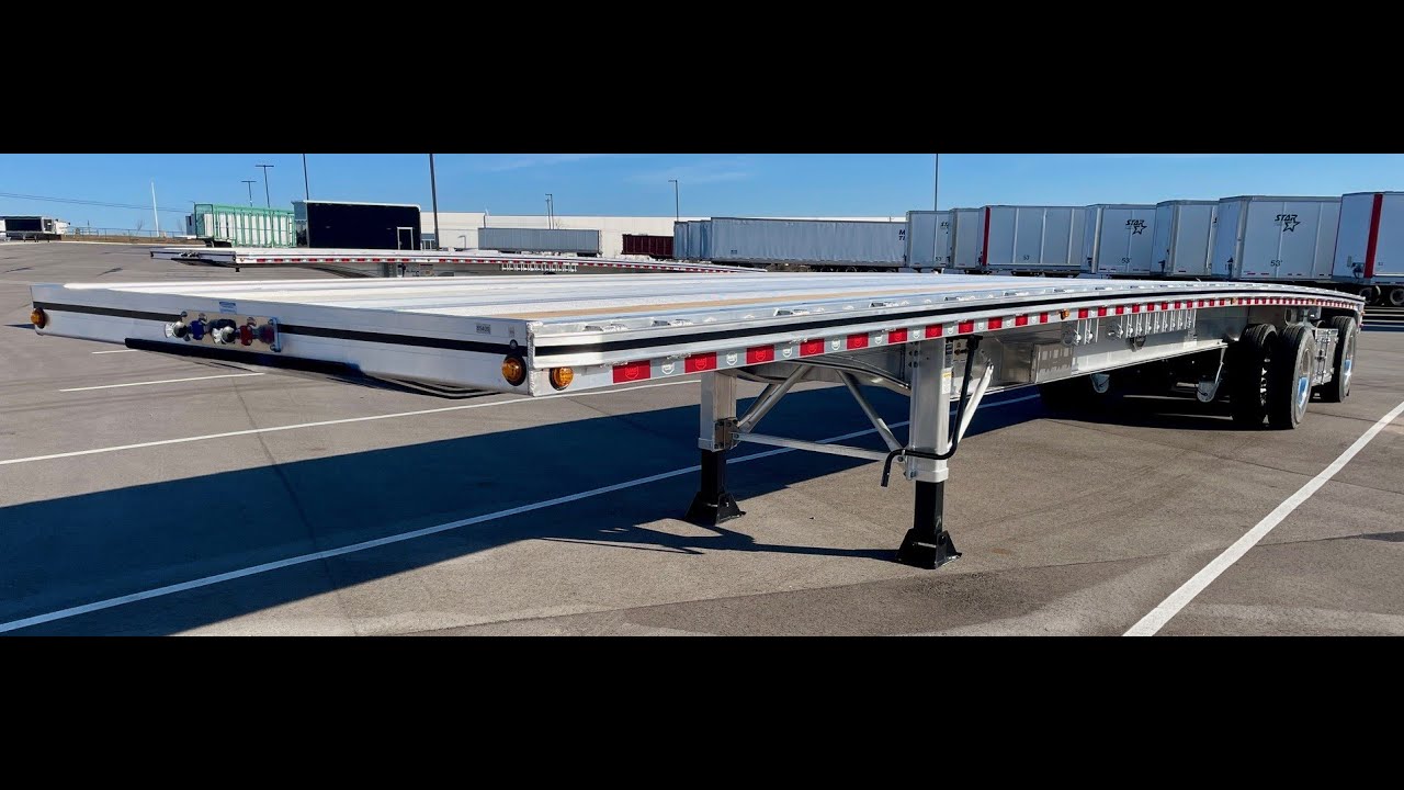 2026 MAC 48’ Aluminum Flatbed Trailer - Lift Axle, Disc Brakes, 2 Tool Boxes