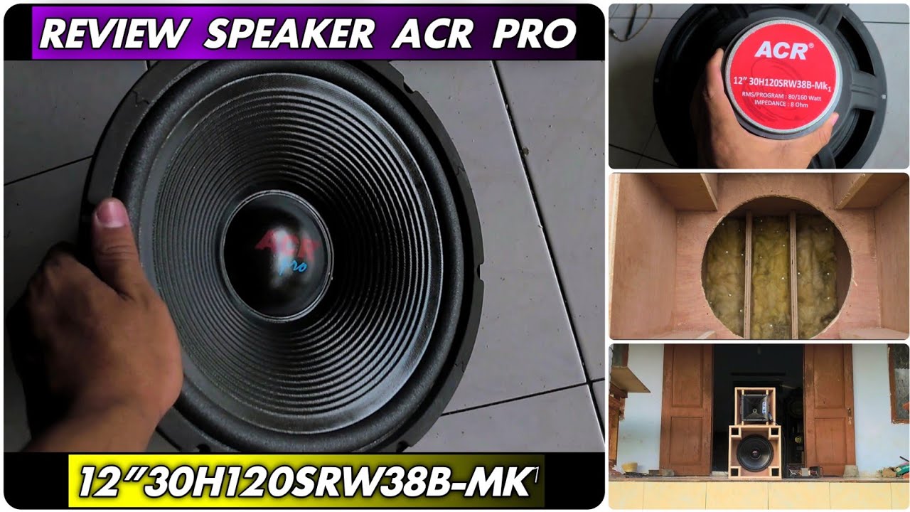 REVIEW+CEKSOUND Speaker ACR PRO 12 Inch pasang di box planar dengan peredam bagian dinding belakang
