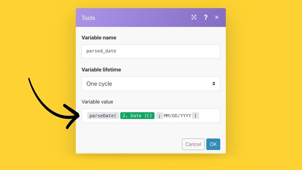 How to PARSE a date in Make.com (formerly Integromat)