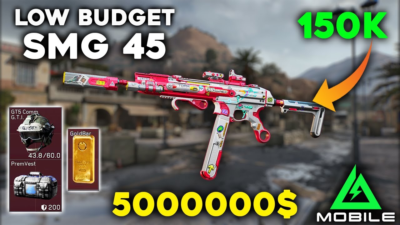 WIPING WHOLE LOBBY WITH THIS LOW BUDGET SMG - 45 IN DELTA FORCE MOBILE