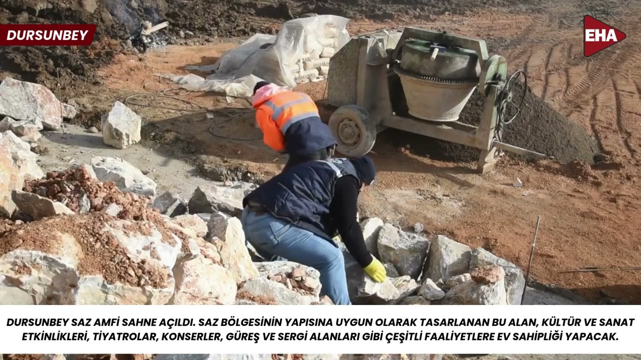 👉 Dursunbey Saz Amfi Sahne açıldı.