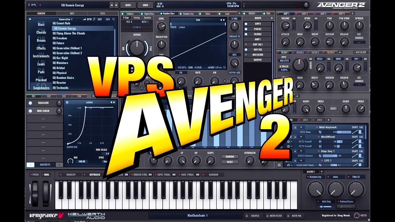 VPS Avenger 2 — Моё первое видео для этого ЭПИЧЕСКОГО синтезатора — Это просто невероятно круто! ...