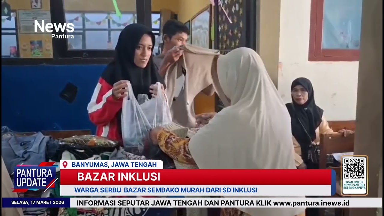 Bazar sembako murah siswa SD Inklusi di Banyumas 