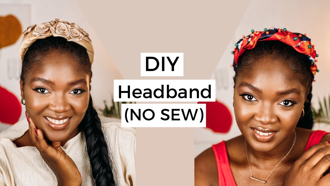DIY HEADBAND | Unique, Easy, No-sew headbands