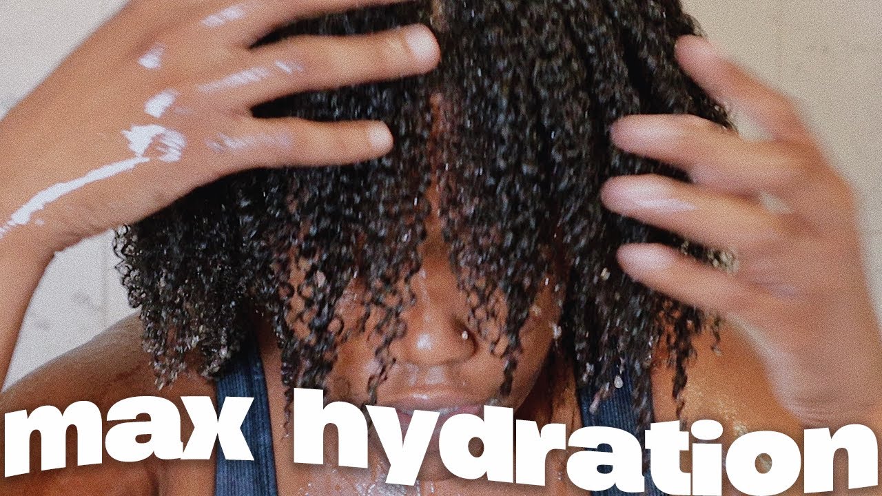 MAXIMUM HYDRATION METHOD including CHERRY LOLA TREATMENT | who says you can't rock a wash n go?!
