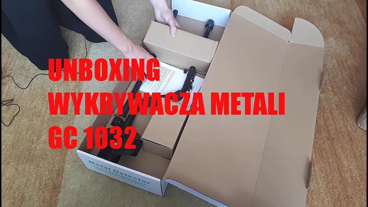 UNBOXING WYKRYWACZA METALI GC1032 cz.1