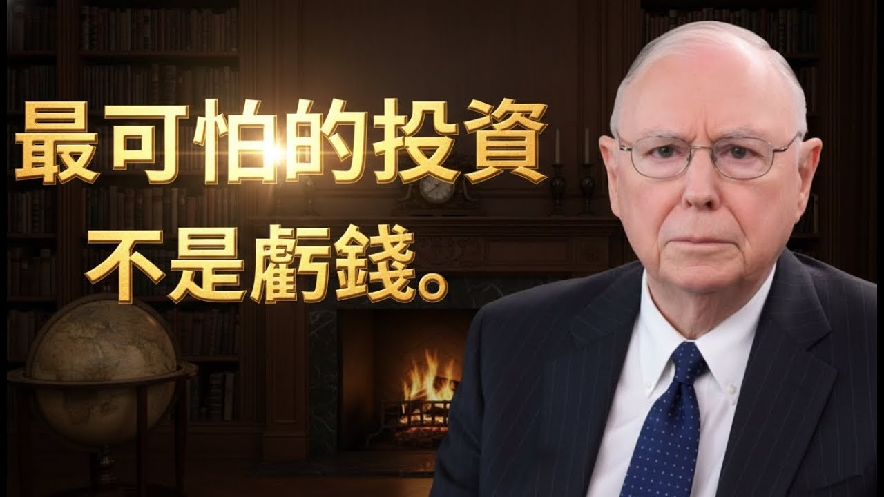 查理·蒙格:活到七十歲才明白,最可怕的投資不是虧錢 | 查理·蒙格