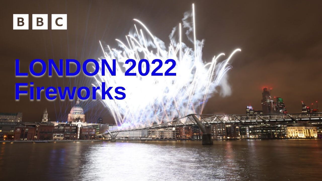 BBC London New Year Fireworks Light Shows 2022
