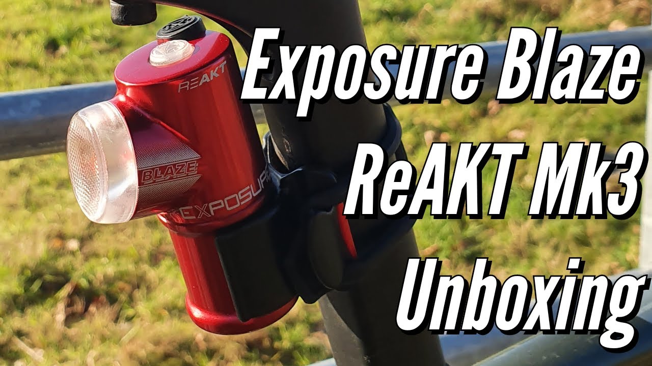 Exposure Blaze ReAKT Mk3 | Велосипедный фонарь | Распаковка