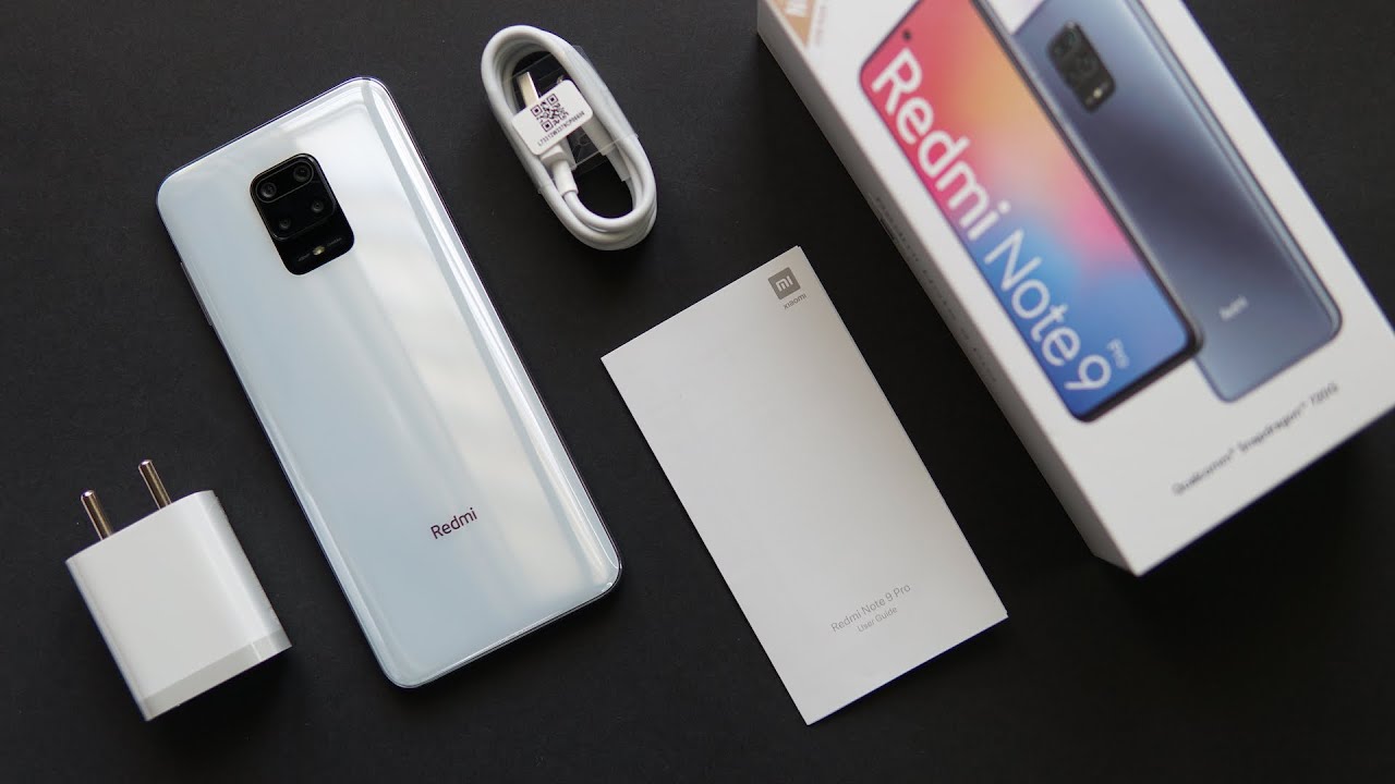 Распаковка Redmi Note 9 Pro Glacier White, первый взгляд &mdash; Лучший вариант цвета?