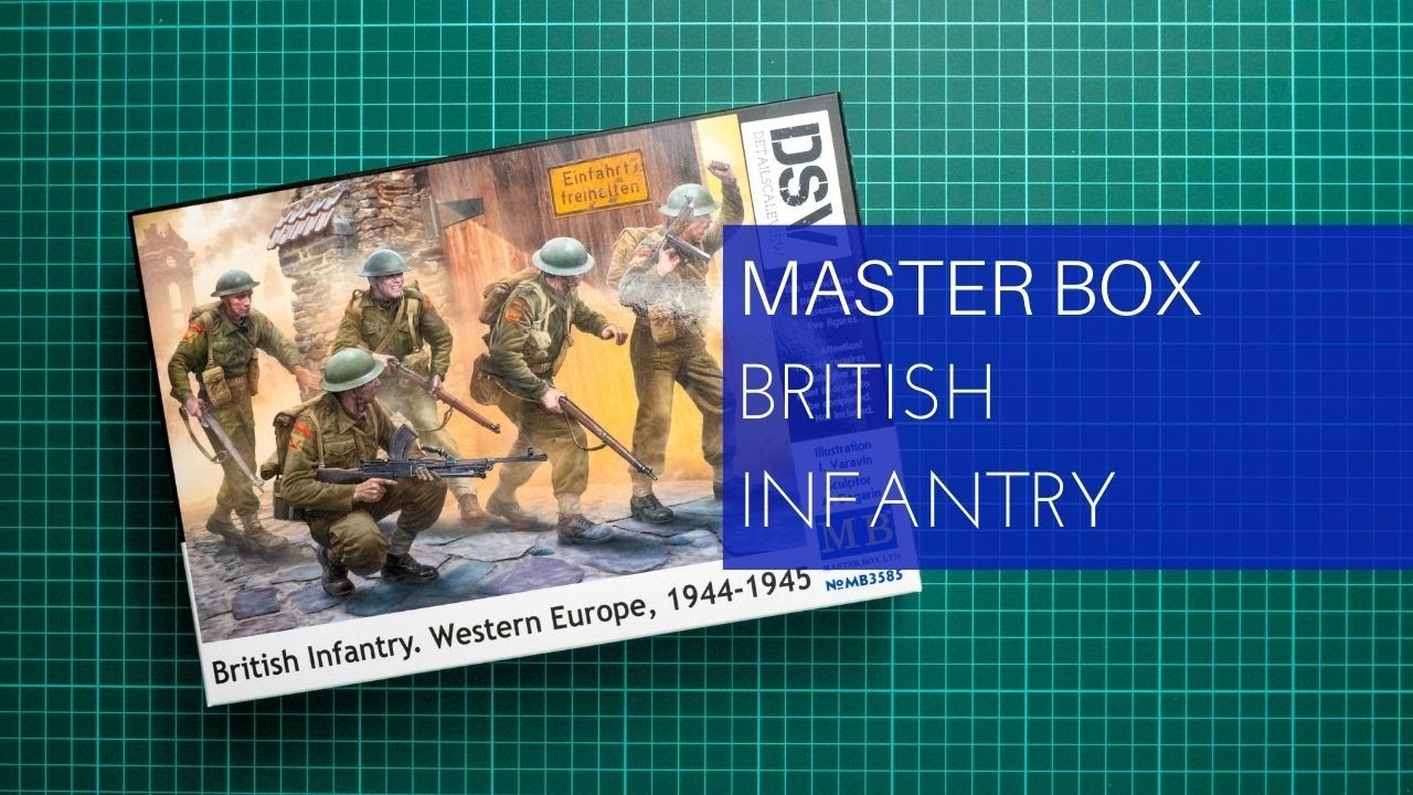 Master Box 1/35 British Infantry Western Europe (MB3585) Обзор Набора
