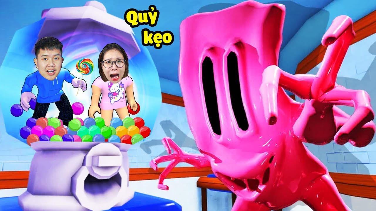 Thoát Khỏi Nhà Máy Kẹo Khổng Lồ Toàn Quái Vật Đáng Sợ! bqThanh & Ốc Thích Thú