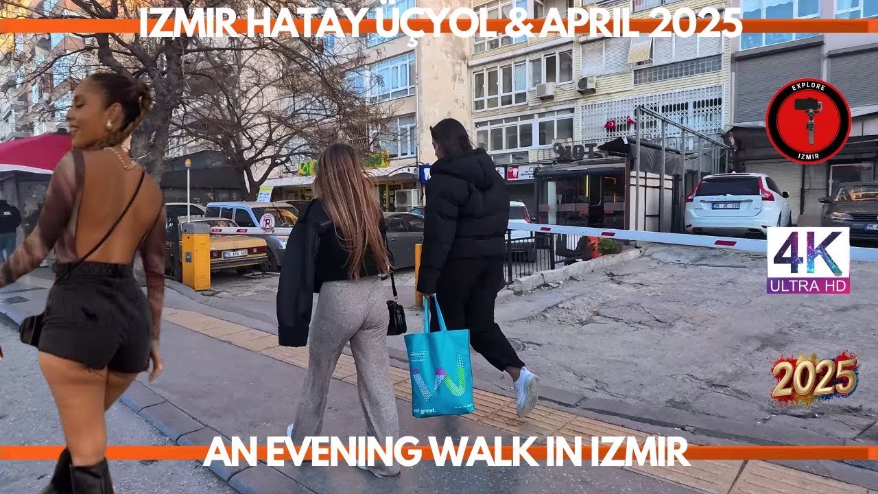 Izmir City Walking Tour | Hatay, Üçyol | April 7, 2025 [4K HD/60 fps] 🇹🇷