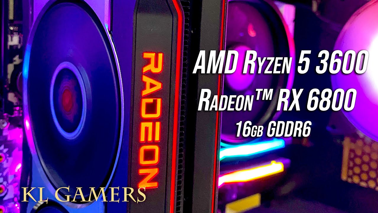 AMD Ryzen 5 3600 ASRock B450M STEEL LEGEND AMD RADEON RX6800 EXTREME Gaming PC Build Benchmark