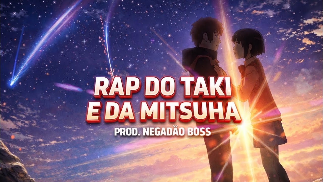 O FIO DO DESTINO - RAP DO TAKI E MITSUHA | KIMI NO NA WA | NEGADAO BOSS  
