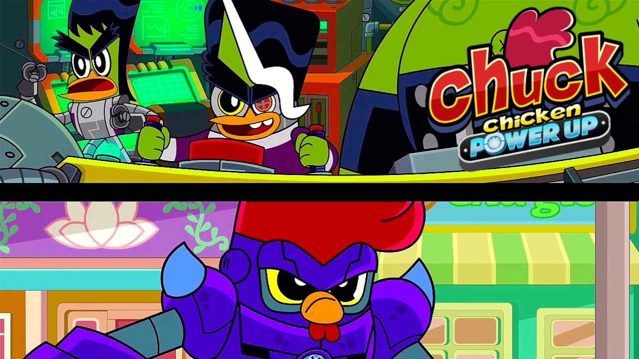 Chuck Chicken 🐔 Power Up - Special Edition 🤖 The sewer chase & Overlord zeros 🔥 Superhero Collection