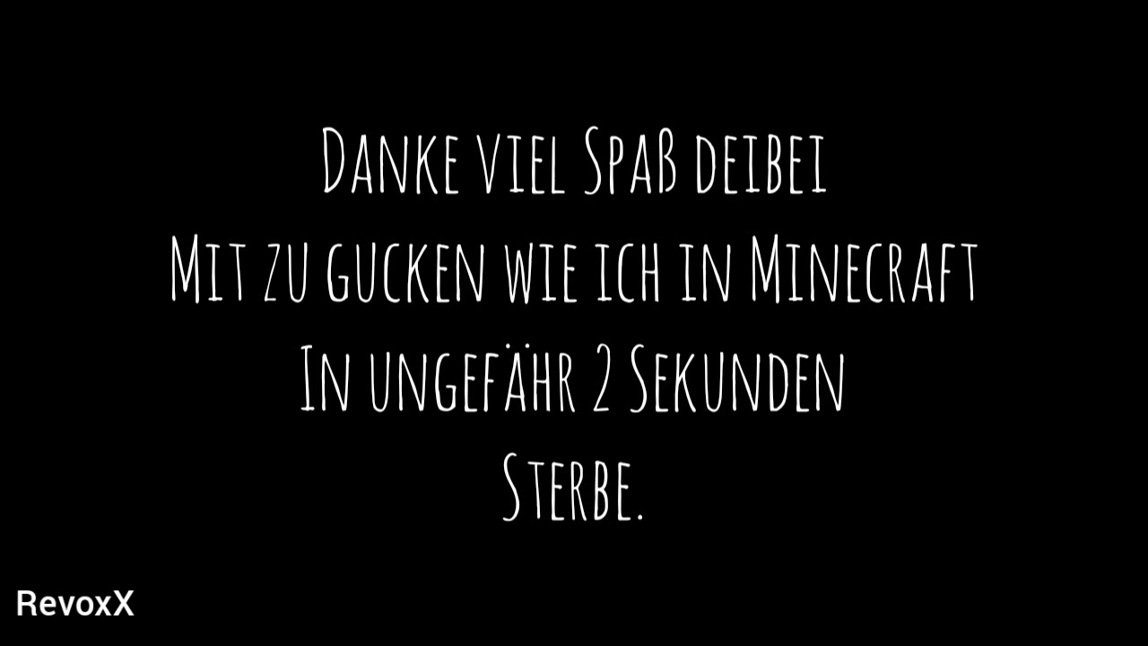 Wie man in Minecraft in 2 Sekunden sterben kann