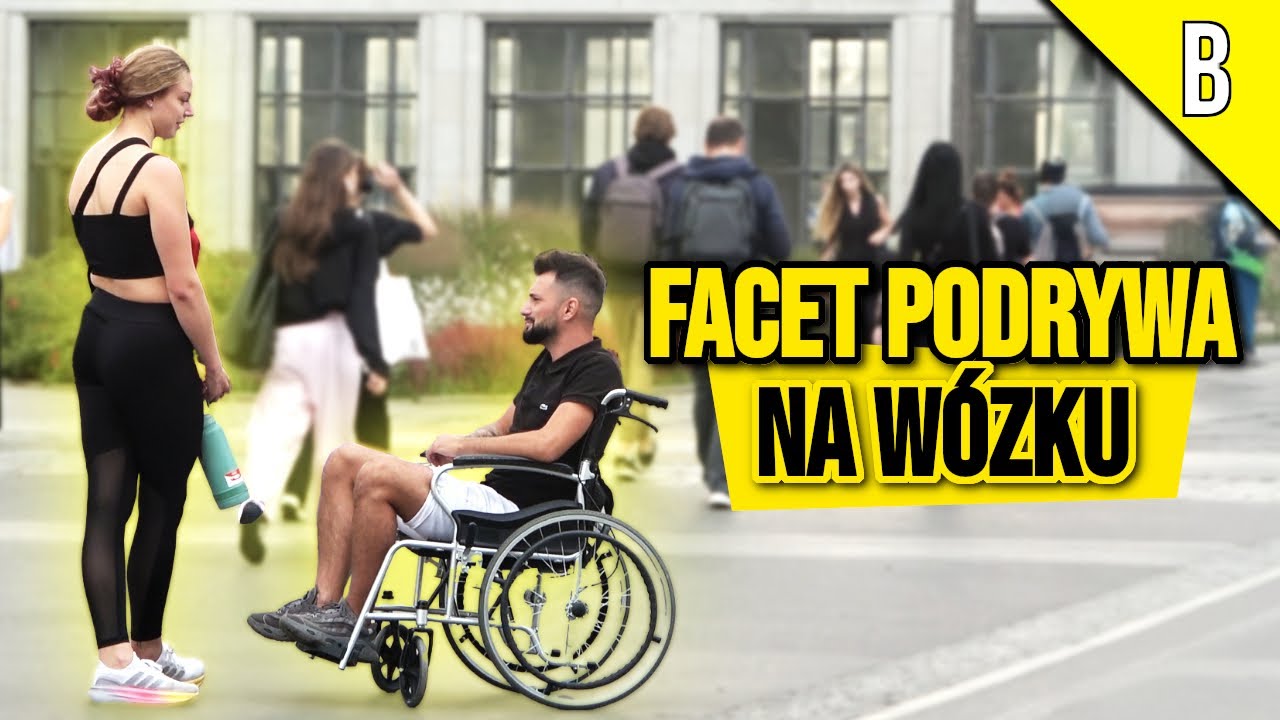 FACET NA WÓZKU PODRYWA KOBIETY (EKSPERYMENT SPOŁECZNY)