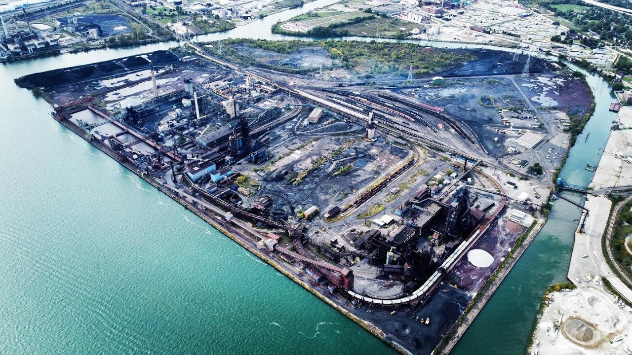 Environments: Zug Island: Drone Footage (River Rouge, Michigan)