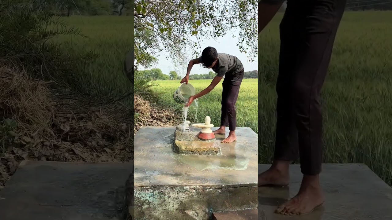 Clean shiv temple #cleaning