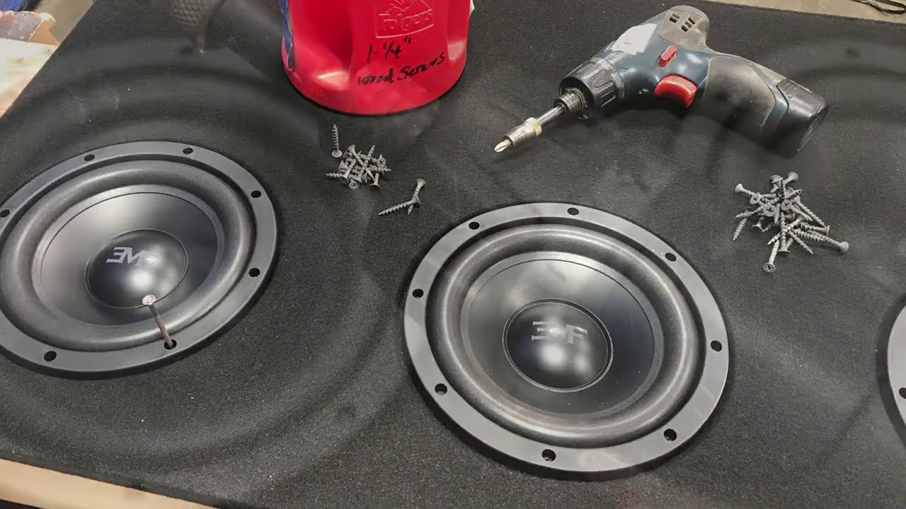Ported Box Build for 4-8” EMF Ghost subs, for a 2010 Tahoe (Behind 3rd Row!)