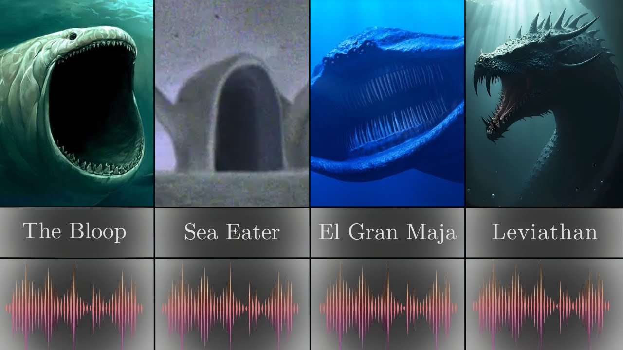 LEGENDARY SEA MONSTER SOUNDS (with Audio) | El Gran Maja | The Bloop | Sea Eater and more