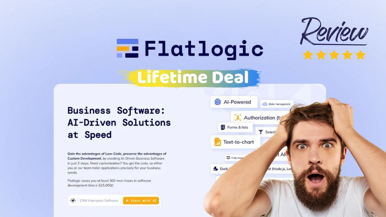Flatlogic App Generator Lifetime Deal and Tutorial - AI Driven Business Software
