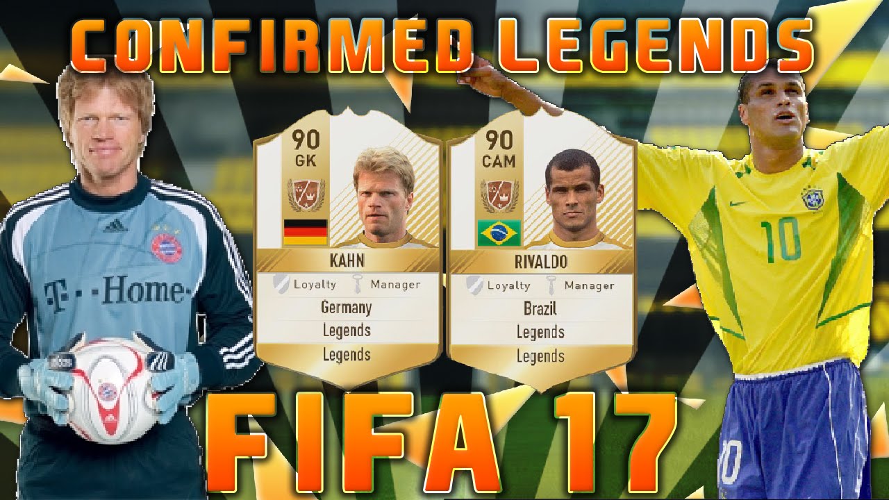 FIFA 17 CONFIRMED LEGENDS! (FIFA 17 ULTIMATE TEAM LEGENDS-FIFA ONLINE 3 CONFERENCE)