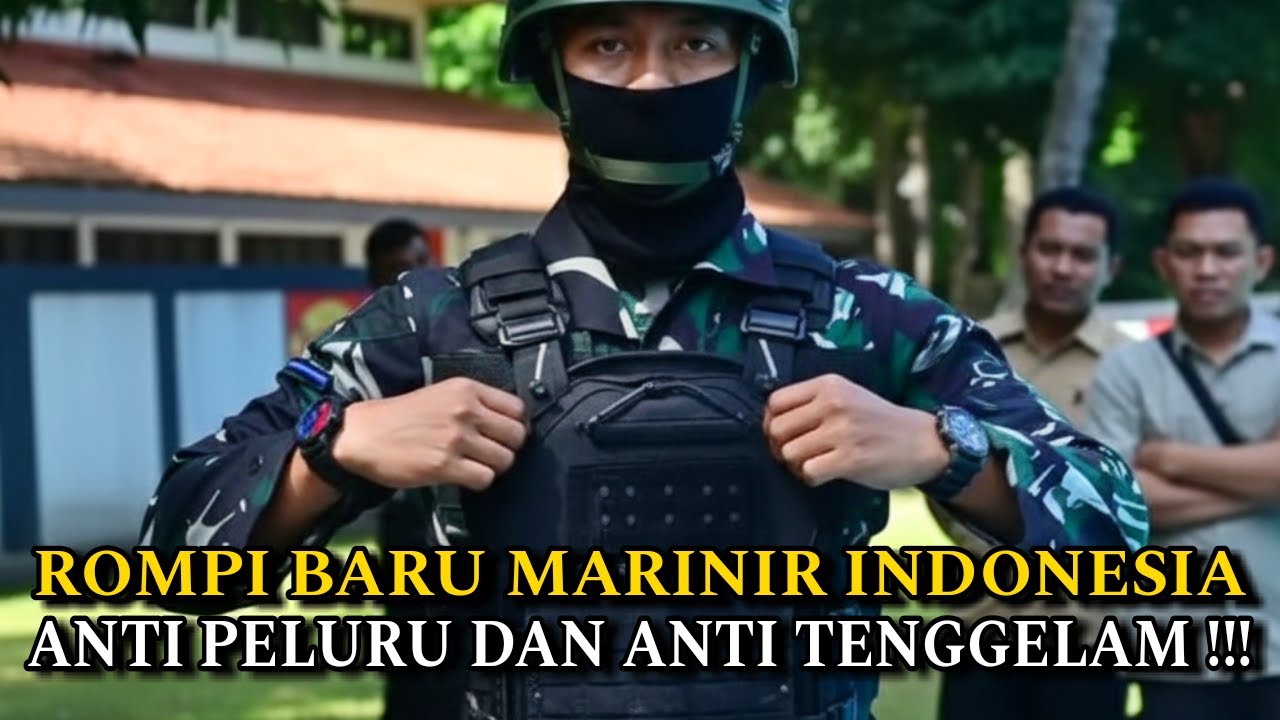 Alat Tempur Baru MARINIR, Rompi Anti Tenggelam Dan Anti Peluru Buatan Indonesia
