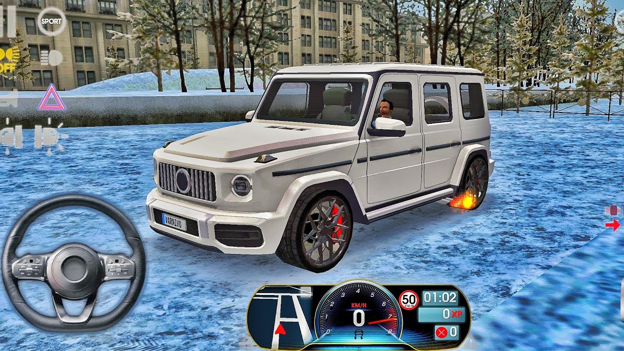 Driving School Sim 2020 - Mercedes-Benz G Wagon City Drive In Moscow Android Gameplay