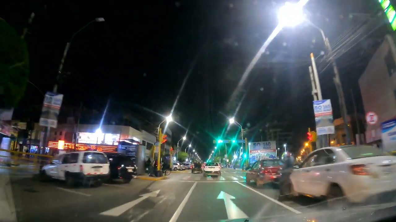 Manejando de noche, por Callao, Costa Verde, La Herradura, La Punta (Casi un video ASMR)