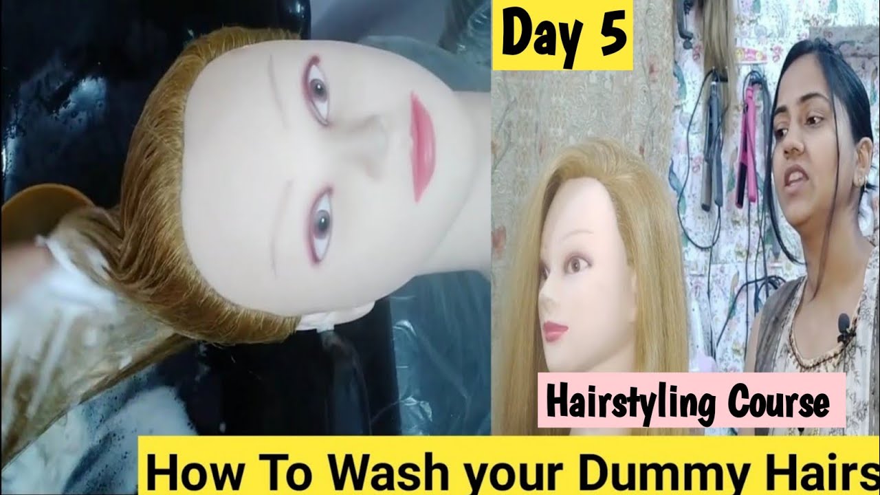 How to wash Dummy Hairs l Wash mannequin Hairs l Dummy Hair wash में कौन सा Shampoo use करें
