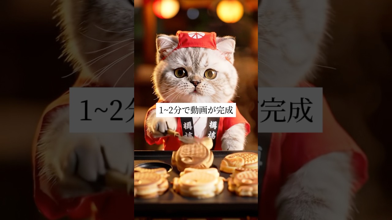 動物が料理する動画の作り方 #ai活用 #aiツール #生成AIり