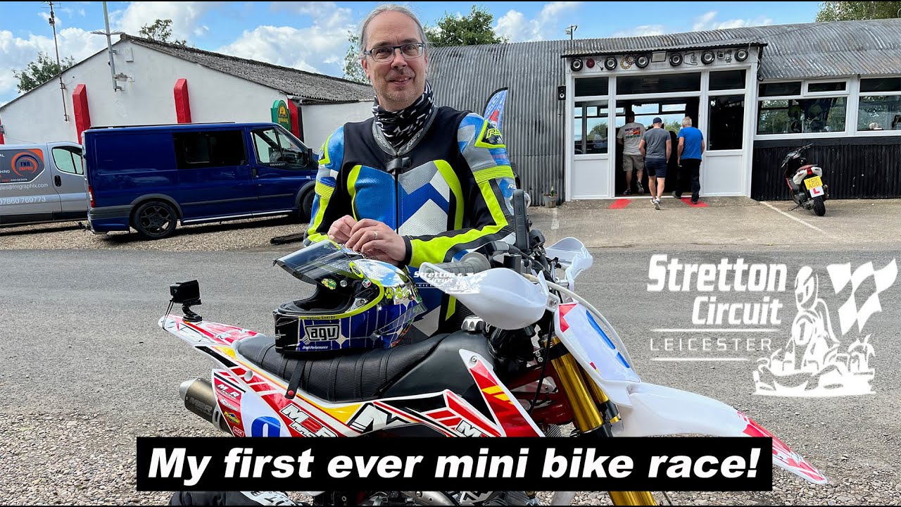 My first ever Mini/Pit Bike race at Stretton Circuit (kart track) as a part of their Sprint Series