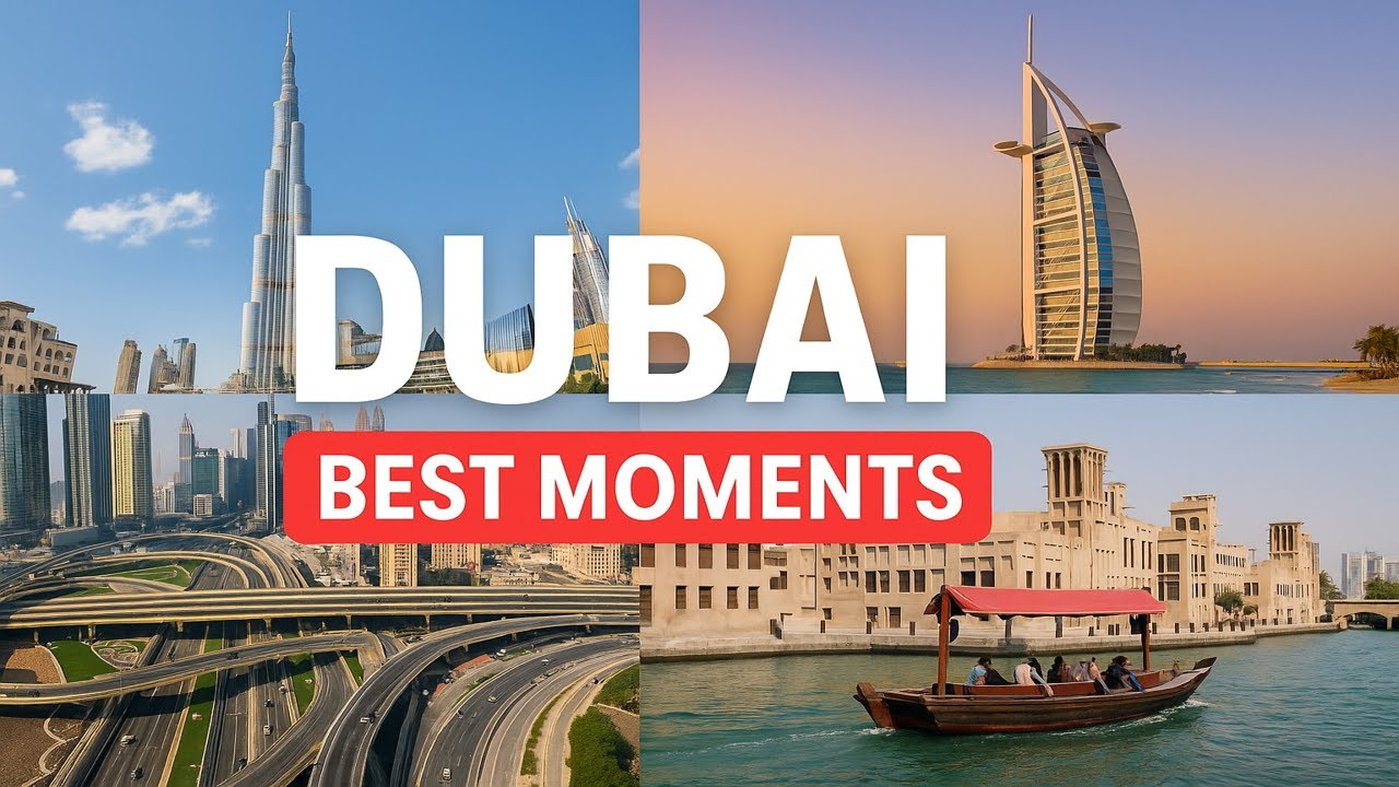 Exploring Dubai | No Voice, Only Music | Relaxing Visual Journey.