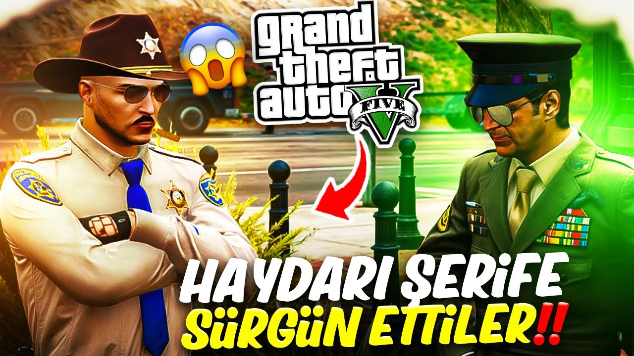 GTA 5 HAYDAR İLE POLİSİYE !!! HAYDARI ŞERİFE SÜRGÜN ETTİLERR !!!!  #57