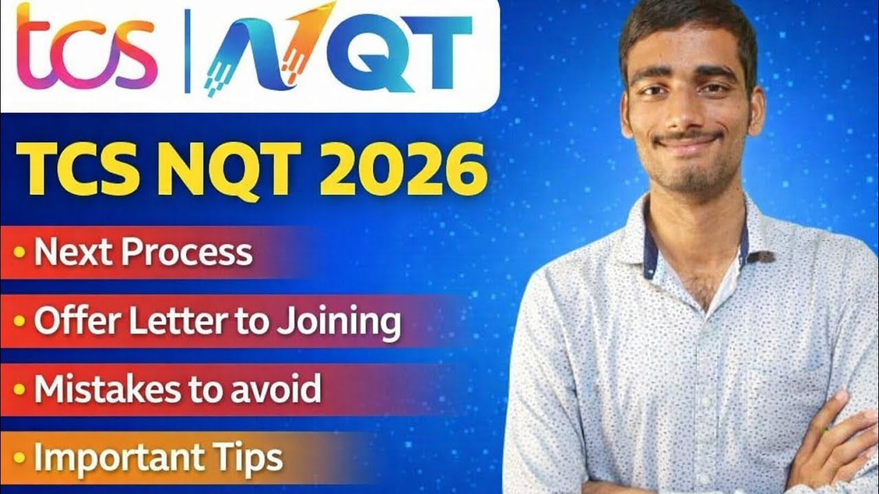 TCS NQT 2026 Next Process 🔥 Offer Letter to Joining | Mistakes to Avoid & Tips
