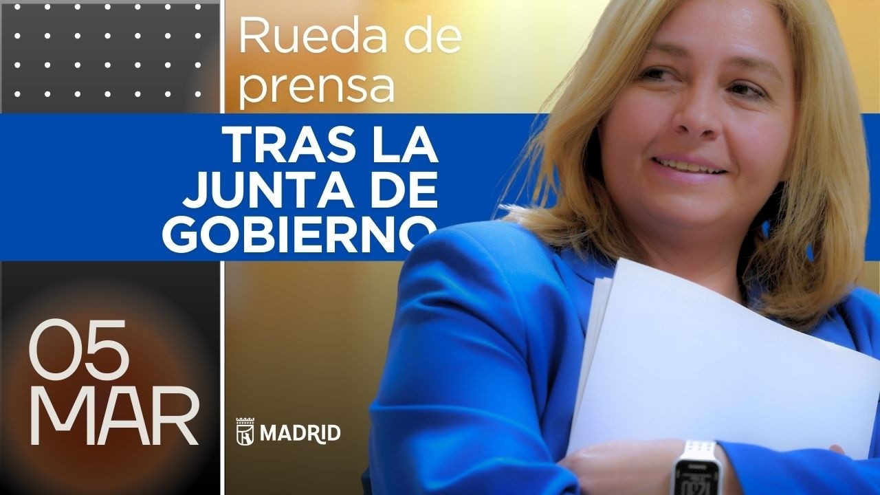 Rueda de prensa tras la Junta de Gobierno del Ayuntamiento de Madrid del 5 de marzo de 2016