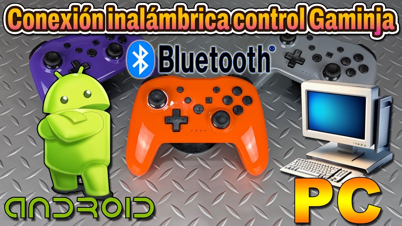 Conectar control Gaminja NS009-S - Android y Windows 11 vía Bluetooth