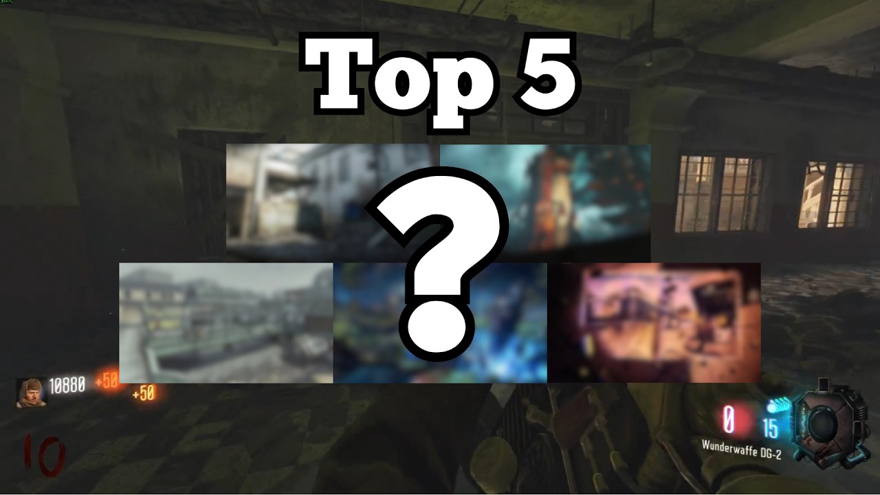 Top 5 Zombies maps based on nostalgia