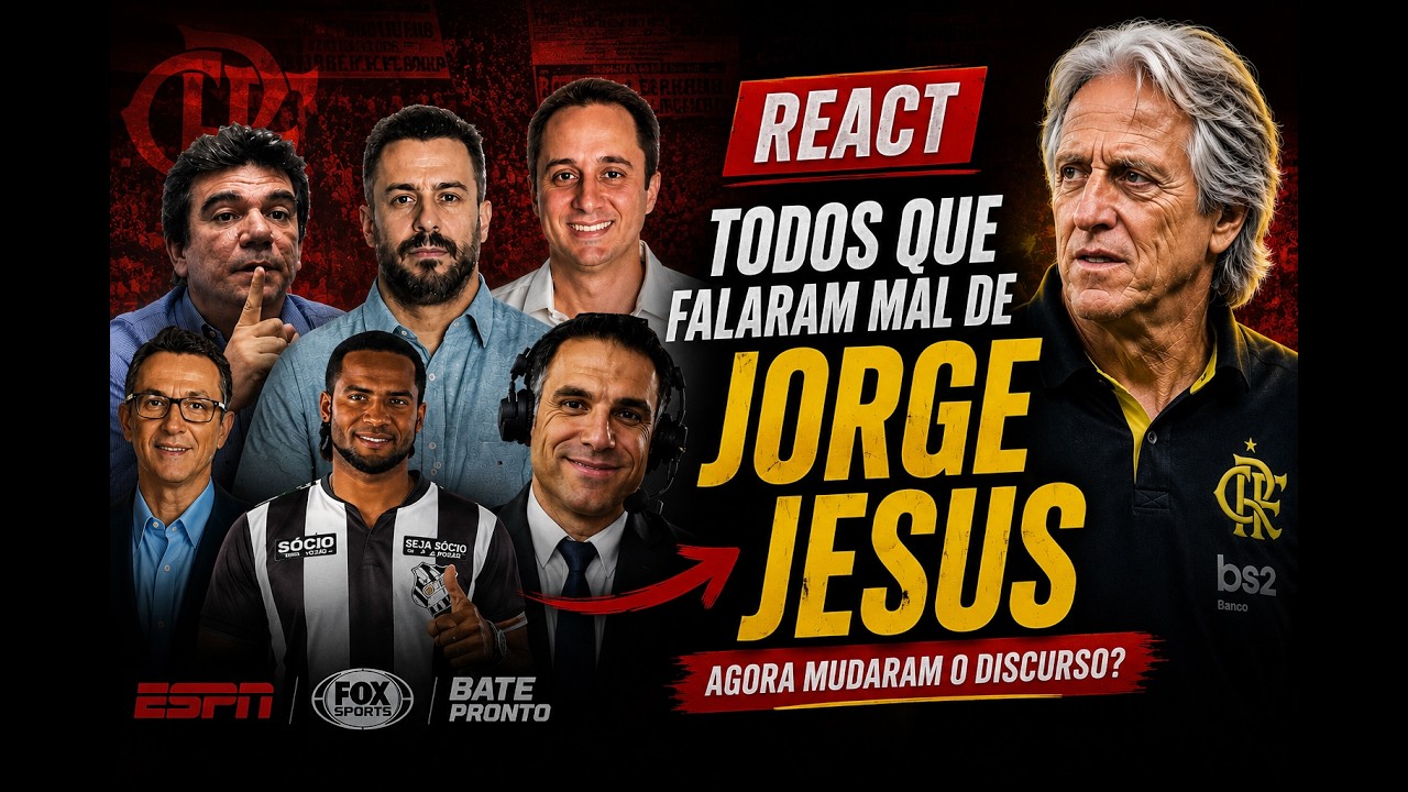 TODOS OS JORNALISTAS QUE FALARAM MAL DE JORGE JESUS